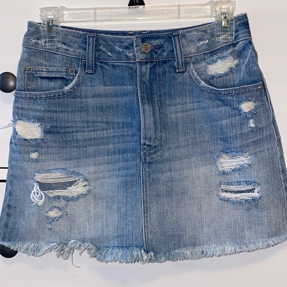 Abercrombie & Fitch mini denim skirt
